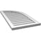 Ekena Millwork Quarter Round Top Right Surface Mount PVC Gable Vent w/ 2"W x 2"P Brickmould Sill Frame, 18"W x 36"H GVPQR18X3603SN - alternate 4
